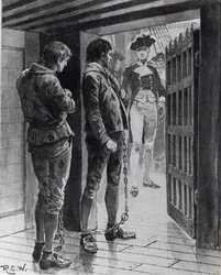 Convictos en su camino a Botany Bay